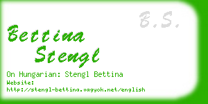 bettina stengl business card